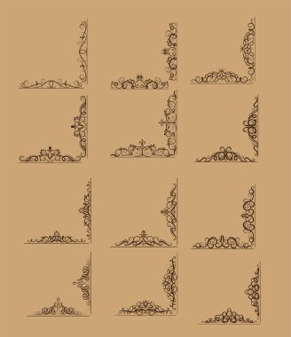 Girdap çiçek tasarım kümesi