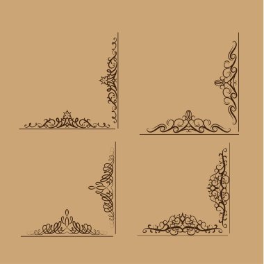 Girdap çiçek tasarım kümesi