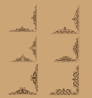 Girdap çiçek tasarım kümesi