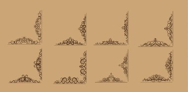 Girdap çiçek tasarım kümesi