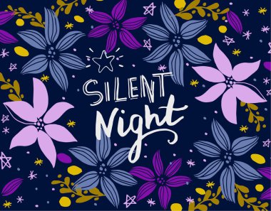 Noel kartı köknar ağacı