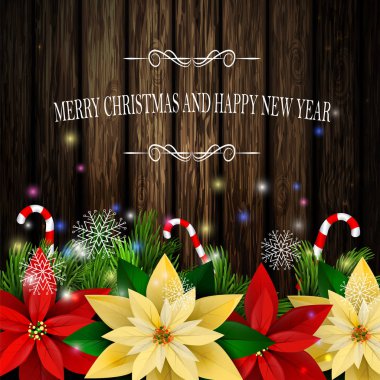 Noel dekorasyon yaprak dökmeyen ağaçlar