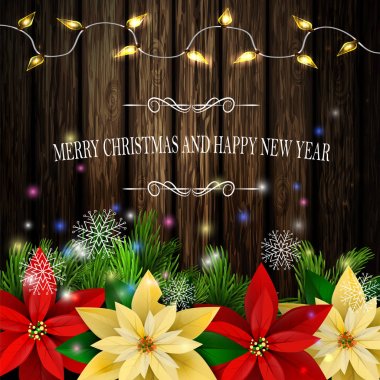 Noel dekorasyon yaprak dökmeyen ağaçlar