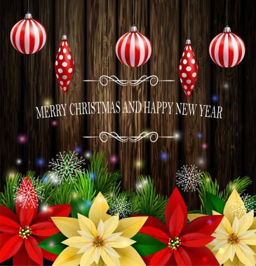 Noel dekorasyon yaprak dökmeyen ağaçlar