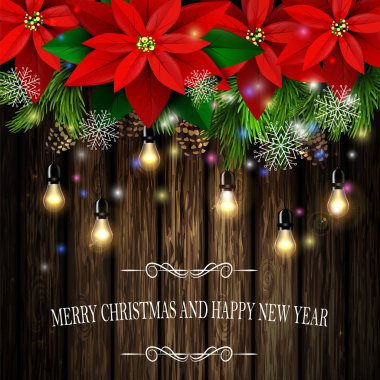 Noel dekorasyon yaprak dökmeyen ağaçlar