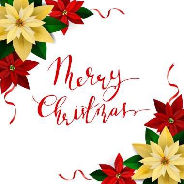 Beyaz üzerine noel süslemesi