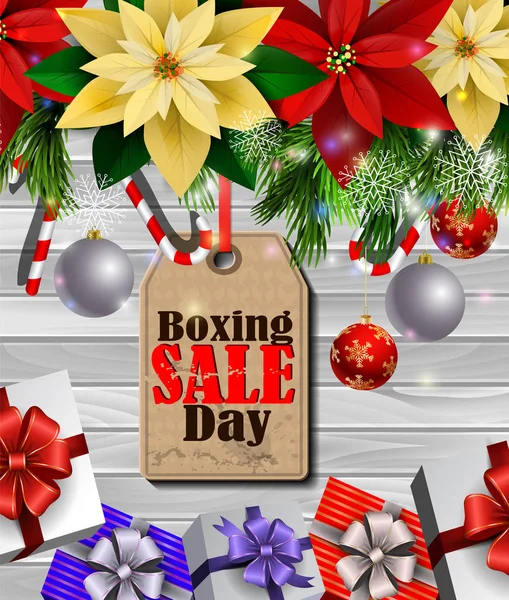 Boxing day ετικέτα — Διανυσματικό Αρχείο