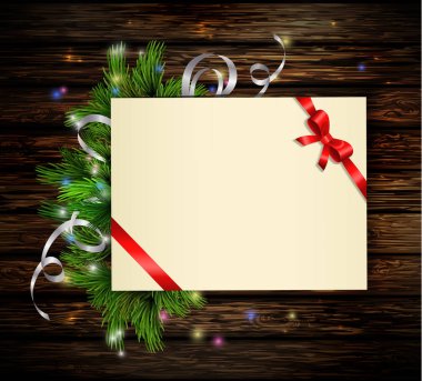 Ağaçlı Noel arkaplanı