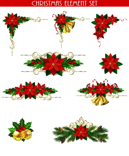 Christmas element för din design — Stock vektor