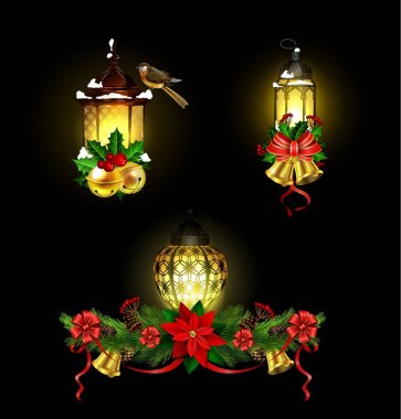 Noel öğeleri tasarımlarınız için