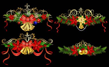 Noel öğeleri tasarımlarınız için