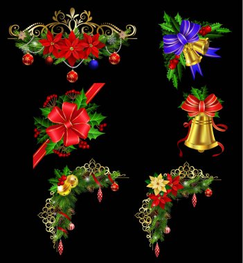 Noel öğeleri tasarımlarınız için