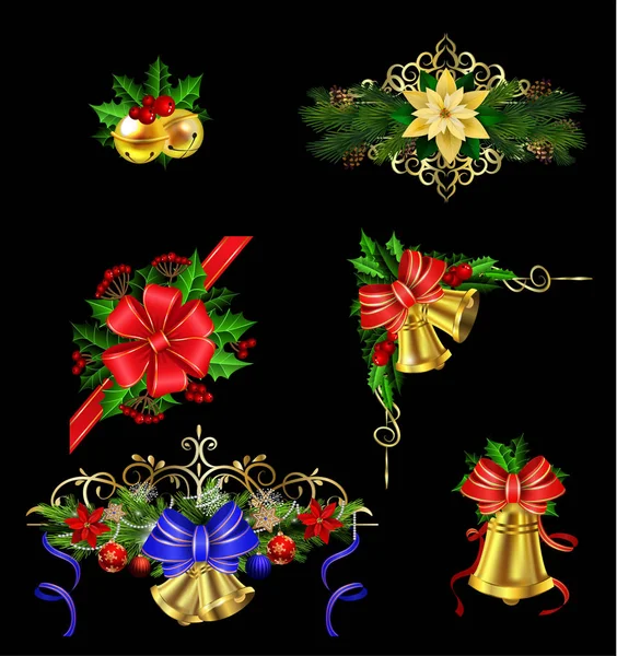 Christmas element för din design — Stock vektor