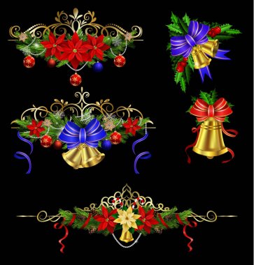 Noel öğeleri tasarımlarınız için