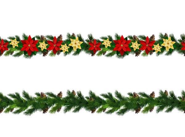 Vector christmas grens — Stockvector