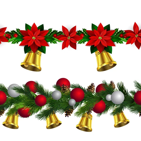 Vector Christmas Border — Stock Vector