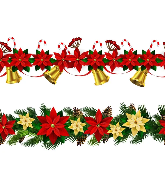 Vector Christmas Border — Stock Vector