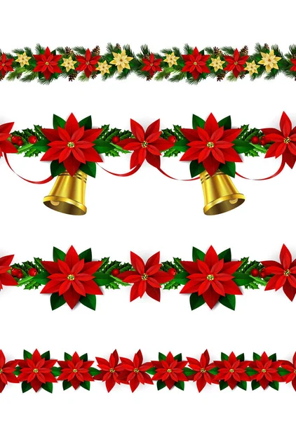 Vector Christmas Border — Stock Vector