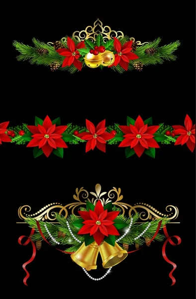 Christmas elements for your designs — Stock Vector