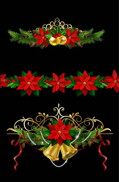 Christmas elements for your designs — Stock Vector