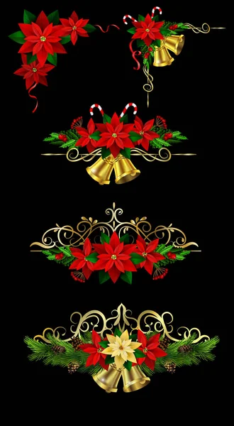 Christmas elements for your designs — Stock Vector