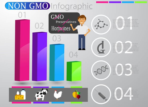 Food infographic element. Health concept