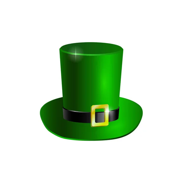 Green St. Patrick s Day hat — Stock Vector