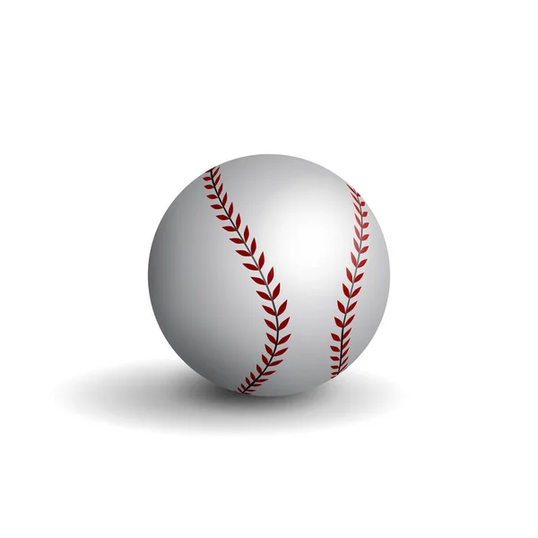 Ilustração vetorial. Bola de basebol . —  Vetores de Stock