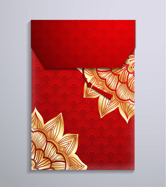 Red envelope packet for new year