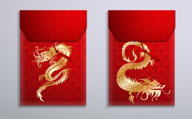 Yeni yıl için kırmızı zarf paketi ayarlandı