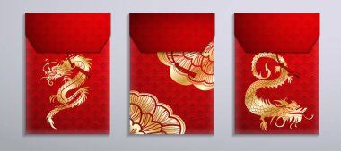 Yeni yıl için kırmızı zarf paketi ayarlandı