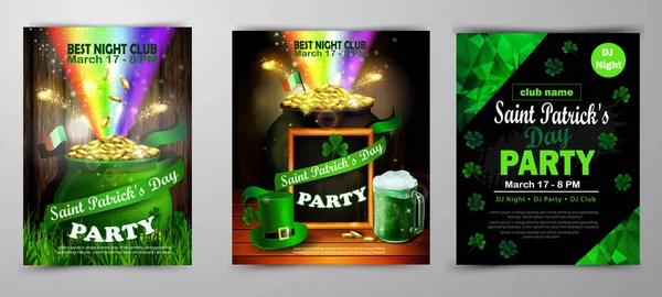 St. Patrick 's Day plakat. Vektorillustration – Stock-vektor