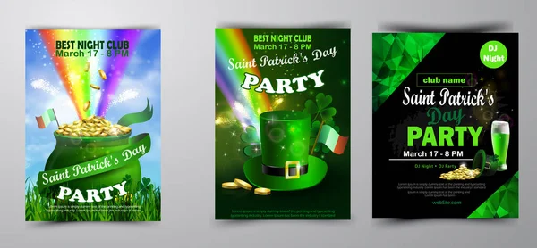 St. Patrick s den plakát. Vektorové ilustrace — Stockový vektor