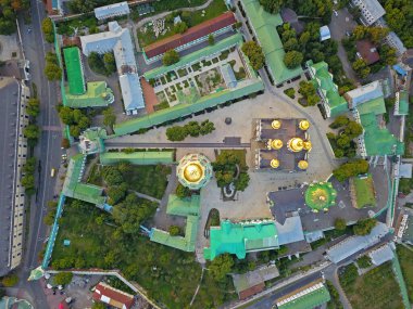 Ukrayna 'nın Kyiv kentinin hava manzarası