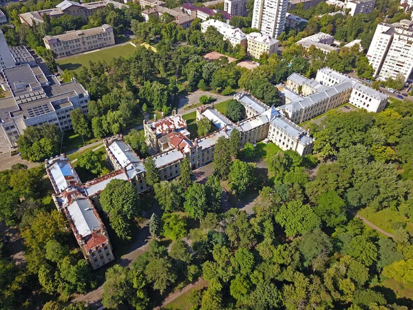 Quartier Résidentiel Kiev Vue Aérienne Drone — Photo