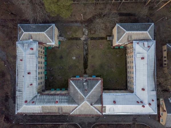 Vista Aérea Del Antiguo Edificio Kiev —  Fotos de Stock