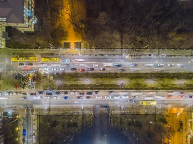 Ukrayna 'nın Kyiv kentinin hava manzarası