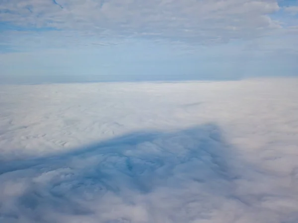 Drone Die Boven Wolken Vliegt — Stockfoto