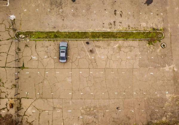 Üres Parkoló Kijevben Ukrajna — Stock Fotó