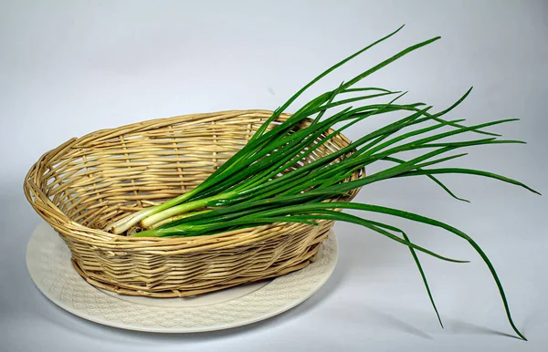 Sepette yeşil soğan