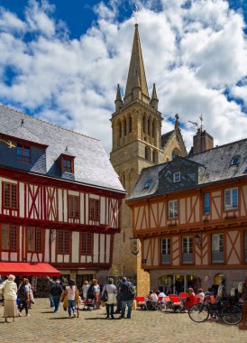 Vannes, Morbihan, Fransa Ortaçağ binaları