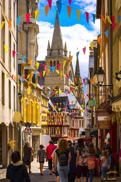 Medeltida byggnader i Vannes, Morbihan, Frankrike — Stockfoto