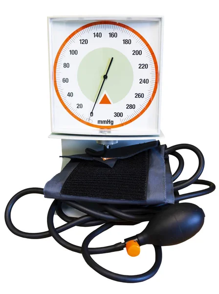 Dispositivo Monitoraggio Della Pressione Sanguigna Compreso Ampio Display Polsino — Foto Stock