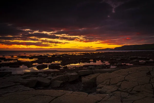 Cielo Despeja Después Una Tormenta Lluvia Tiempo Suficiente Para Mostrar — Foto de Stock