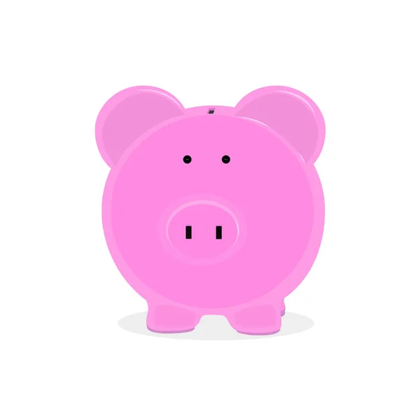 Piggy Bank Money Wealth Business Vector — стоковый вектор