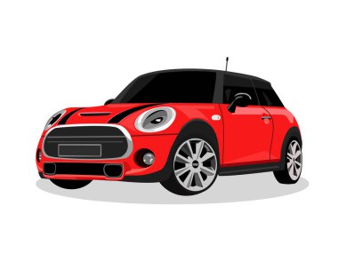 Beyaz arkaplanda kırmızı renk vektör.