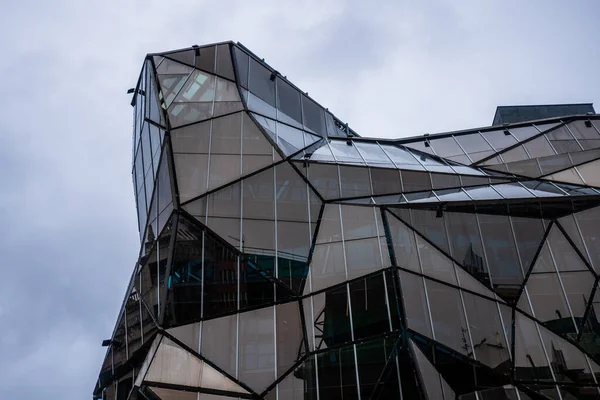 Bilbao Espagne Mars 2018 Bâtiment Des Cent Faces Siège Département Photos De Stock Libres De Droits