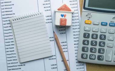 Aylık bütçe planlama, finans ev kavramı hakkında