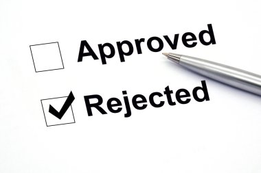 belge üzerindeki pen, reddedildi seçin.