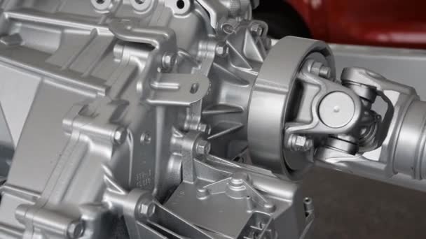 Car engine closeup, Part of car engine — Stock Video